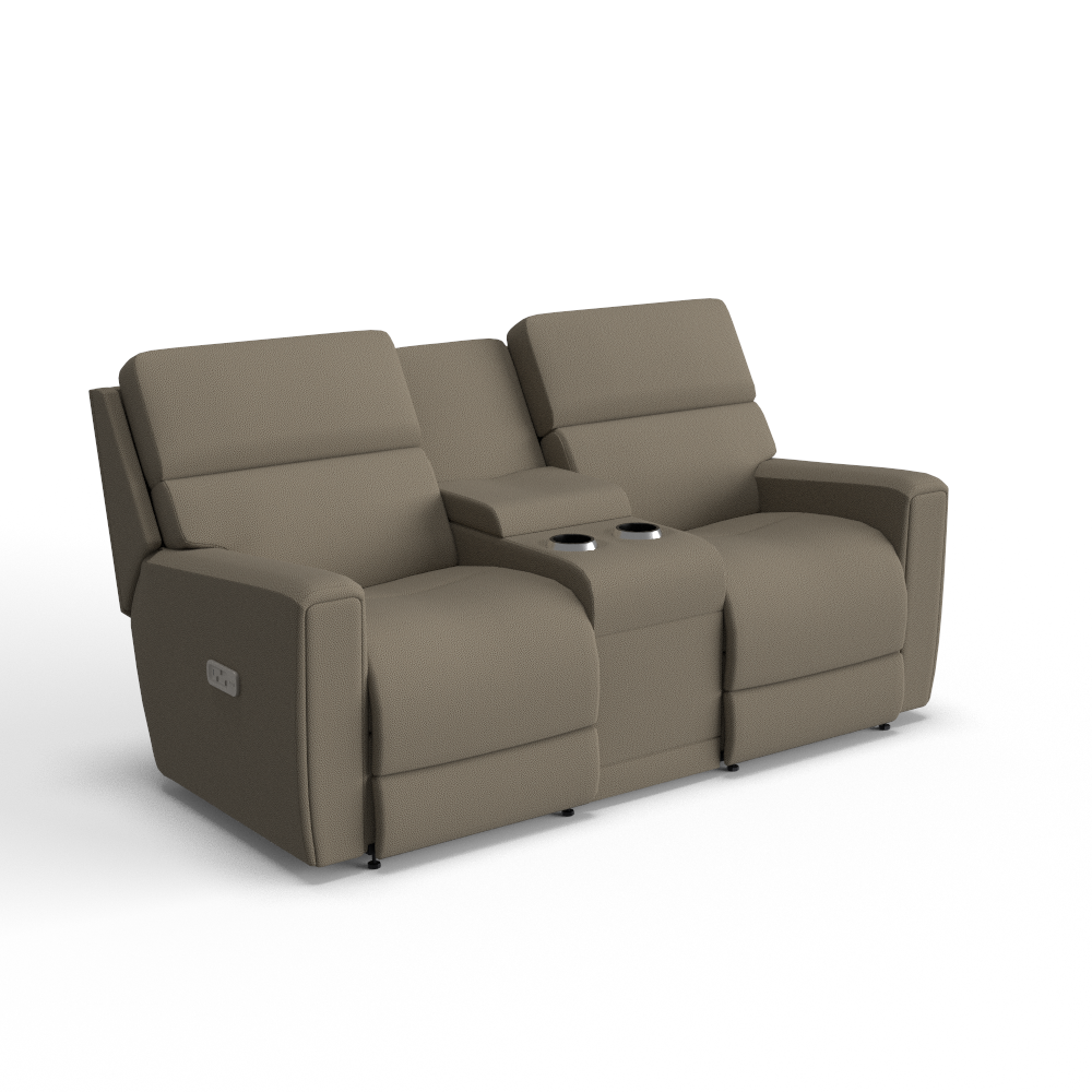 Apollo Power Reclining Sofa w/ Console Headrest & Lumbar